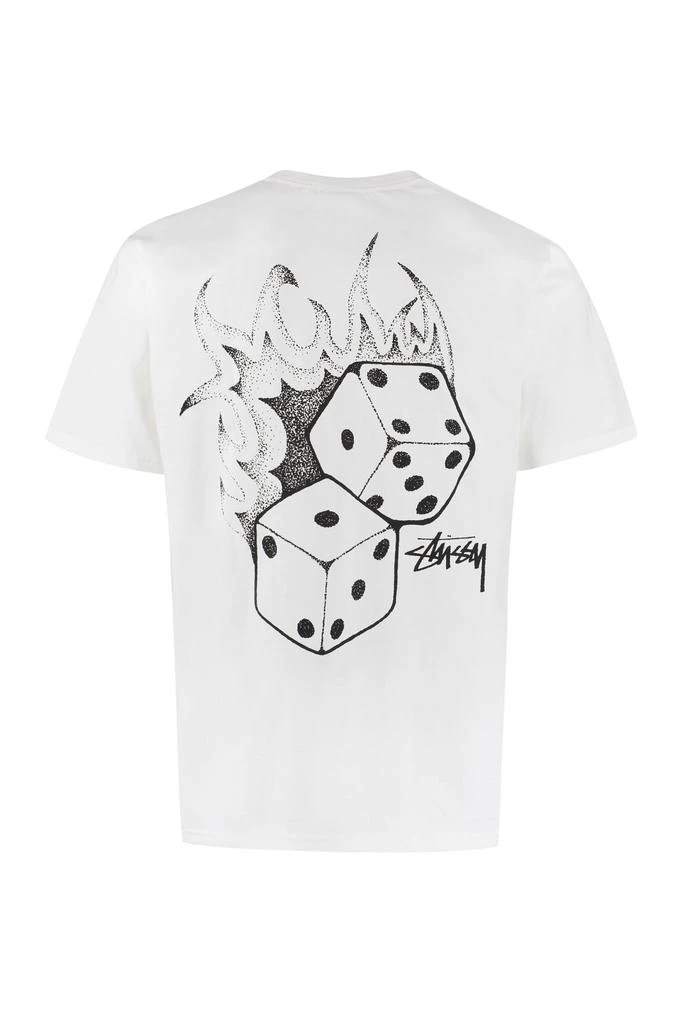 商品STUSSY|Fire Dice Cotton T-shirt,价格¥559,第2张图片详细描述