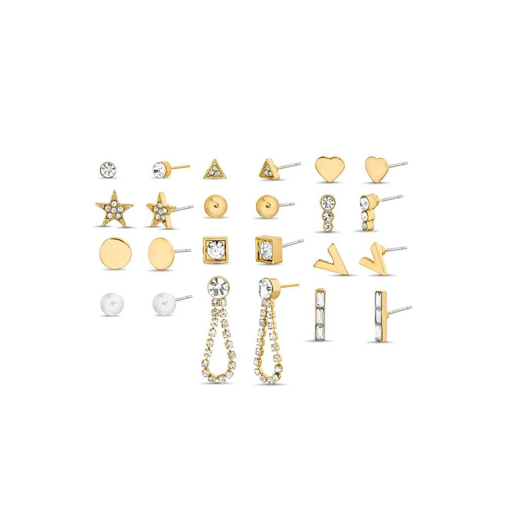 商品Kensie|Rhinestone Stud and Chain Earring Set,价格¥209,第1张图片