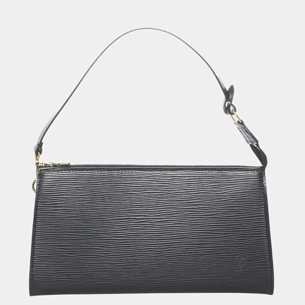 商品[二手商品] Louis Vuitton|Louis Vuitton Black Epi Pochette Accessoires,价格¥5073,第1张图片