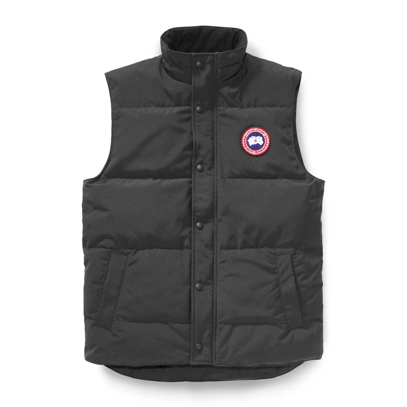 商品[国内直发] Canada Goose|Canada Goose 加拿大鹅 石墨色男士羽绒马甲 4151M-Graphite,价格¥5561,第1张图片