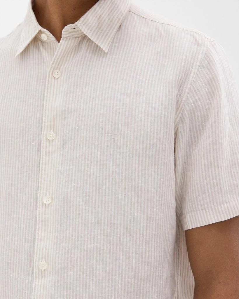 商品Theory|Irving Short-Sleeve Shirt in Relaxed Linen,价格¥863,第4张图片详细描述