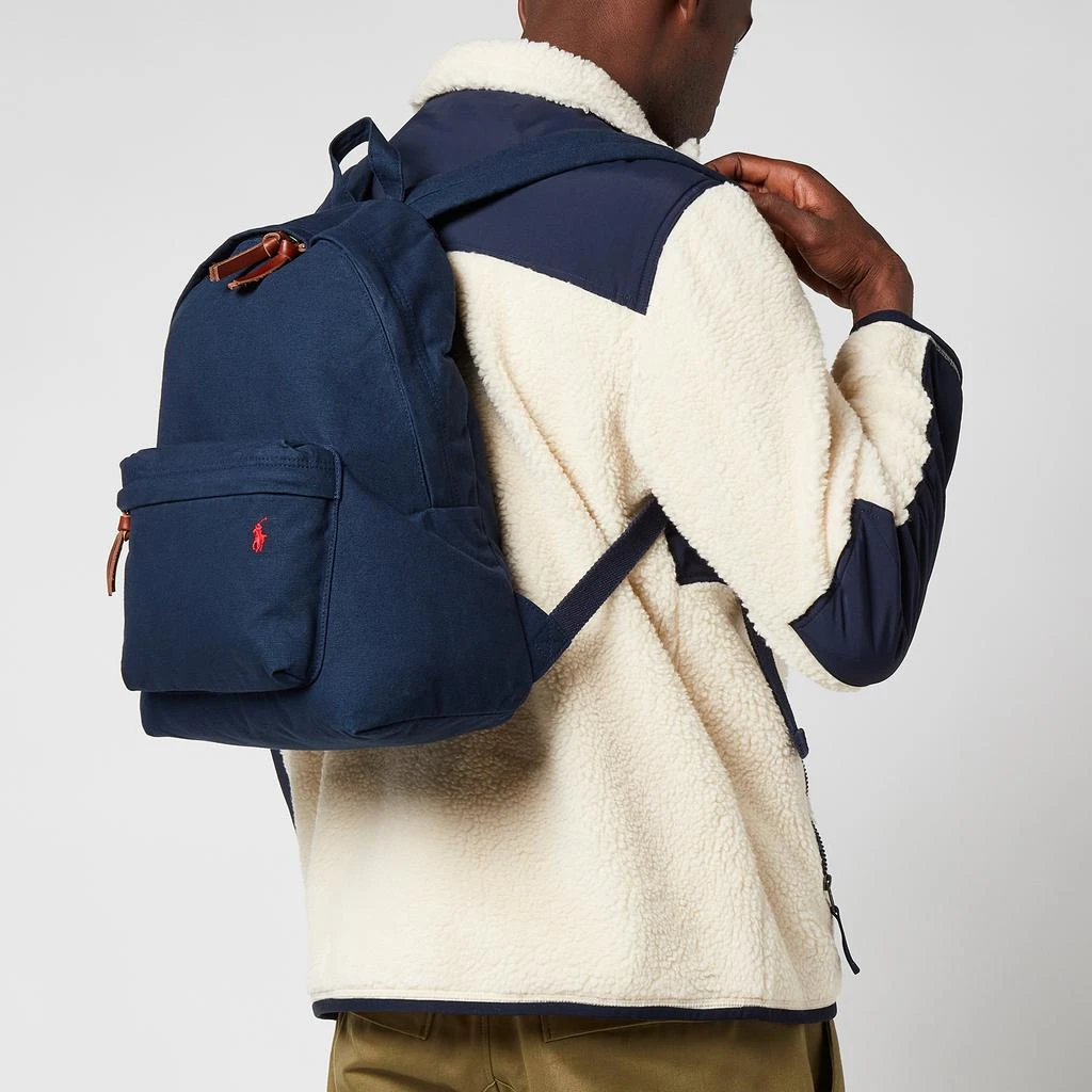 商品Ralph Lauren|Polo Ralph Lauren Men's Large Backpack - Newport Navy,价格¥681,第2张图片详细描述