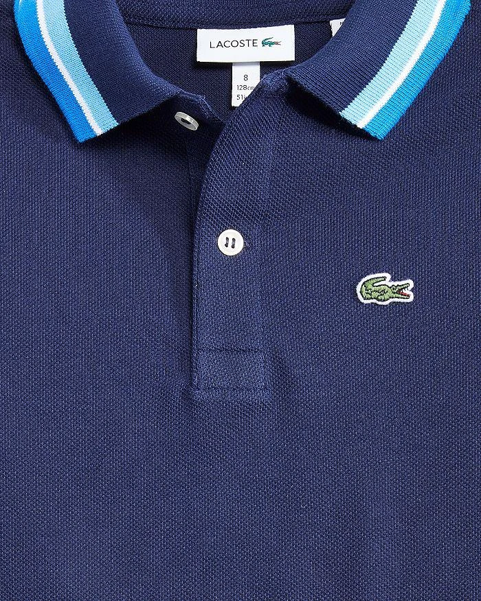 商品Lacoste|Boys' Pique Tipped Polo - Little Kid, Big Kid,价格¥450,第3张图片详细描述