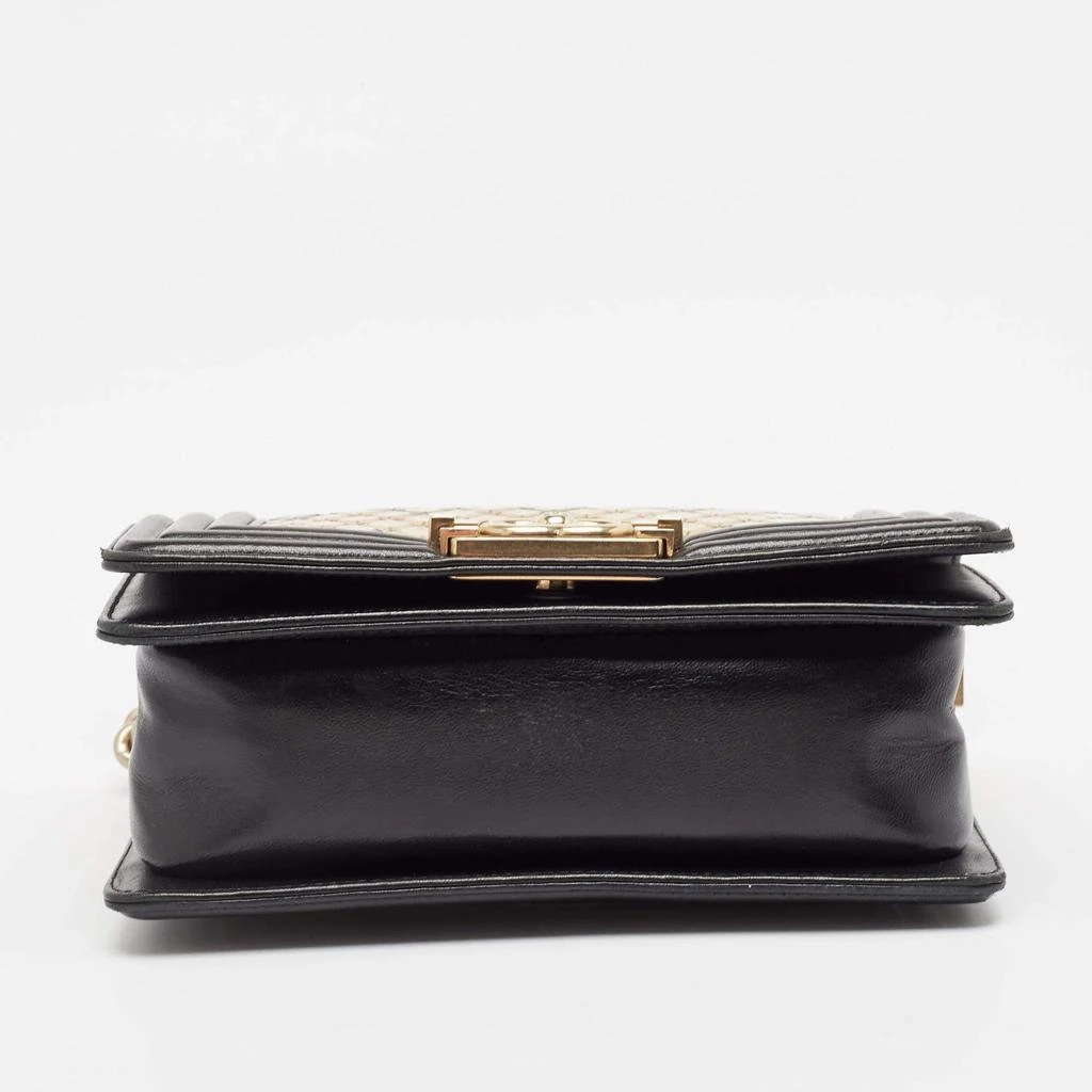 Chanel Black Leather and Sequins Tile Brasserie Mosaic Small Boy Bag 商品