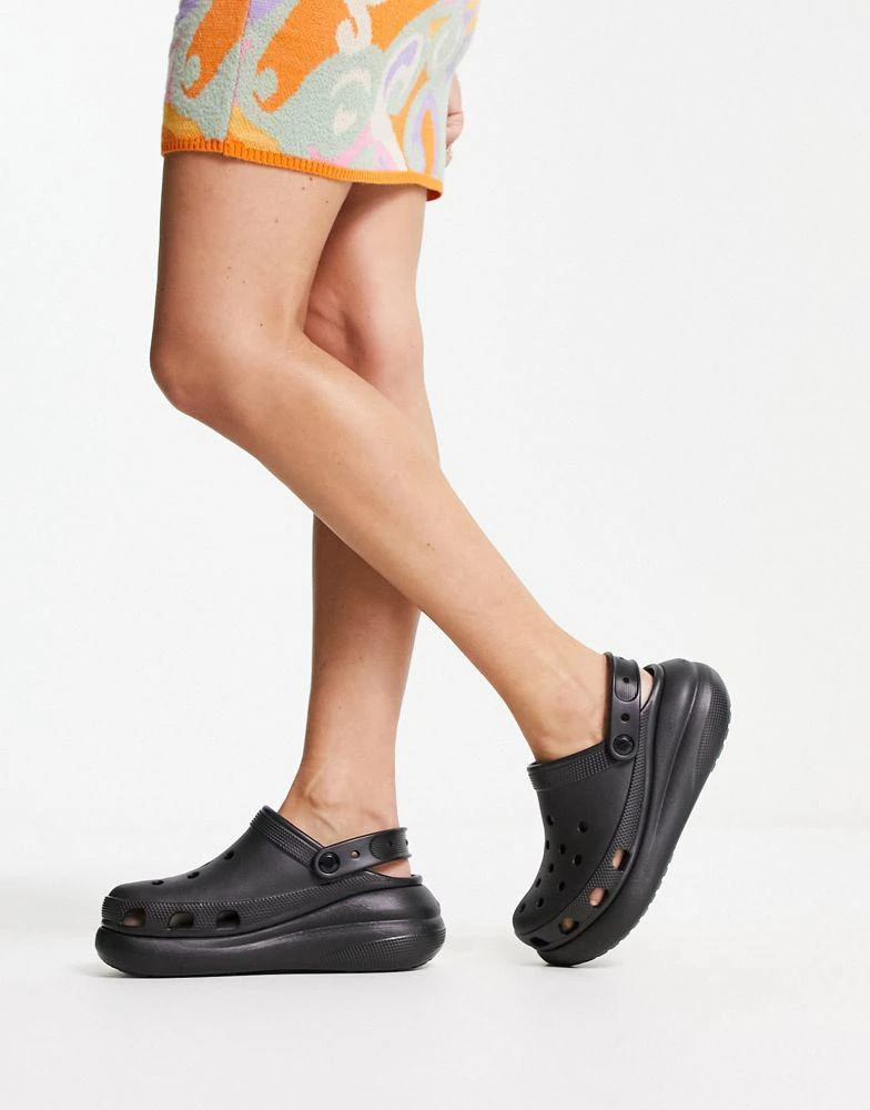 商品Crocs|Crocs classic crush clogs in black,价格¥656,第1张图片