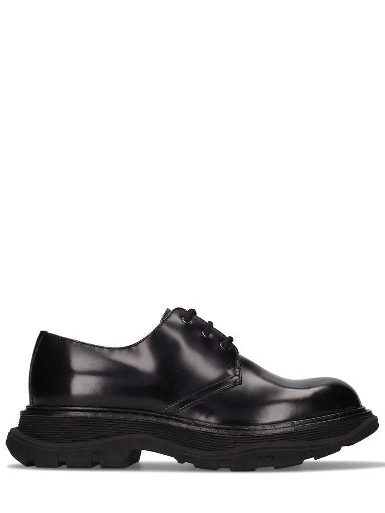 商品Alexander McQueen|Leather Lace-up Shoes,价格¥5997,第1张图片