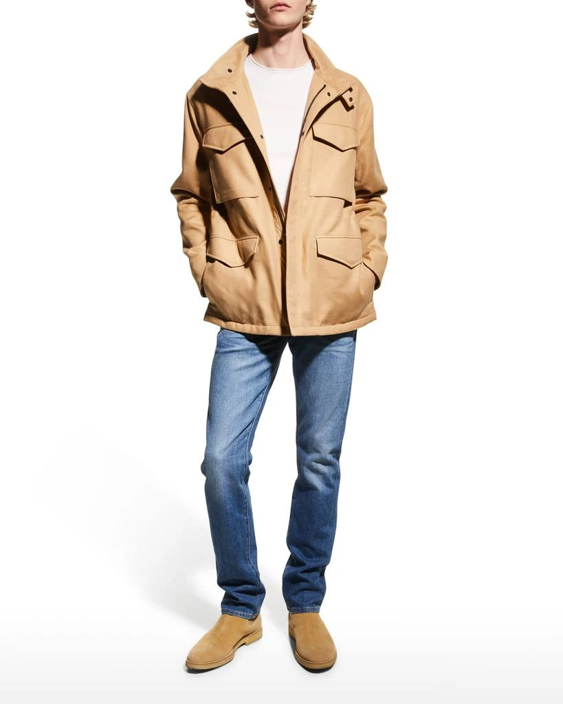 商品Vince|Men's Cotton Canvas Field Jacket,价格¥3413,第4张图片详细描述