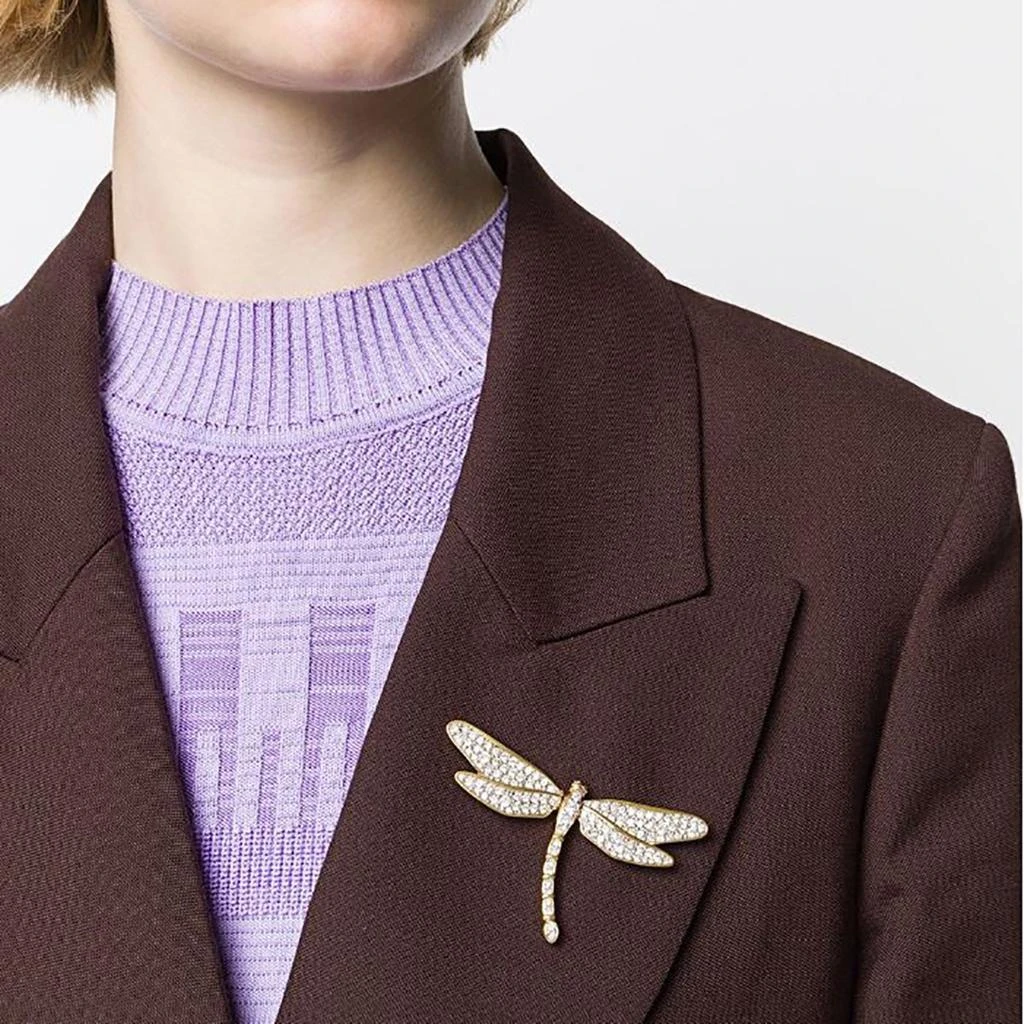 商品[二手中古商品] Susan Caplan Vintage|1990s vintage swarovski crystal dragonfly brooch,价格¥3039,第2张图片详细描述