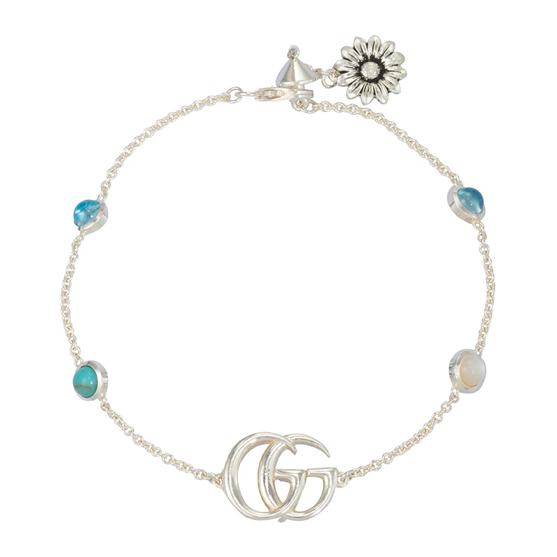 商品Gucci|GUCCI 女士双G图案手链 YBA527393001,价格¥1843,第1张图片