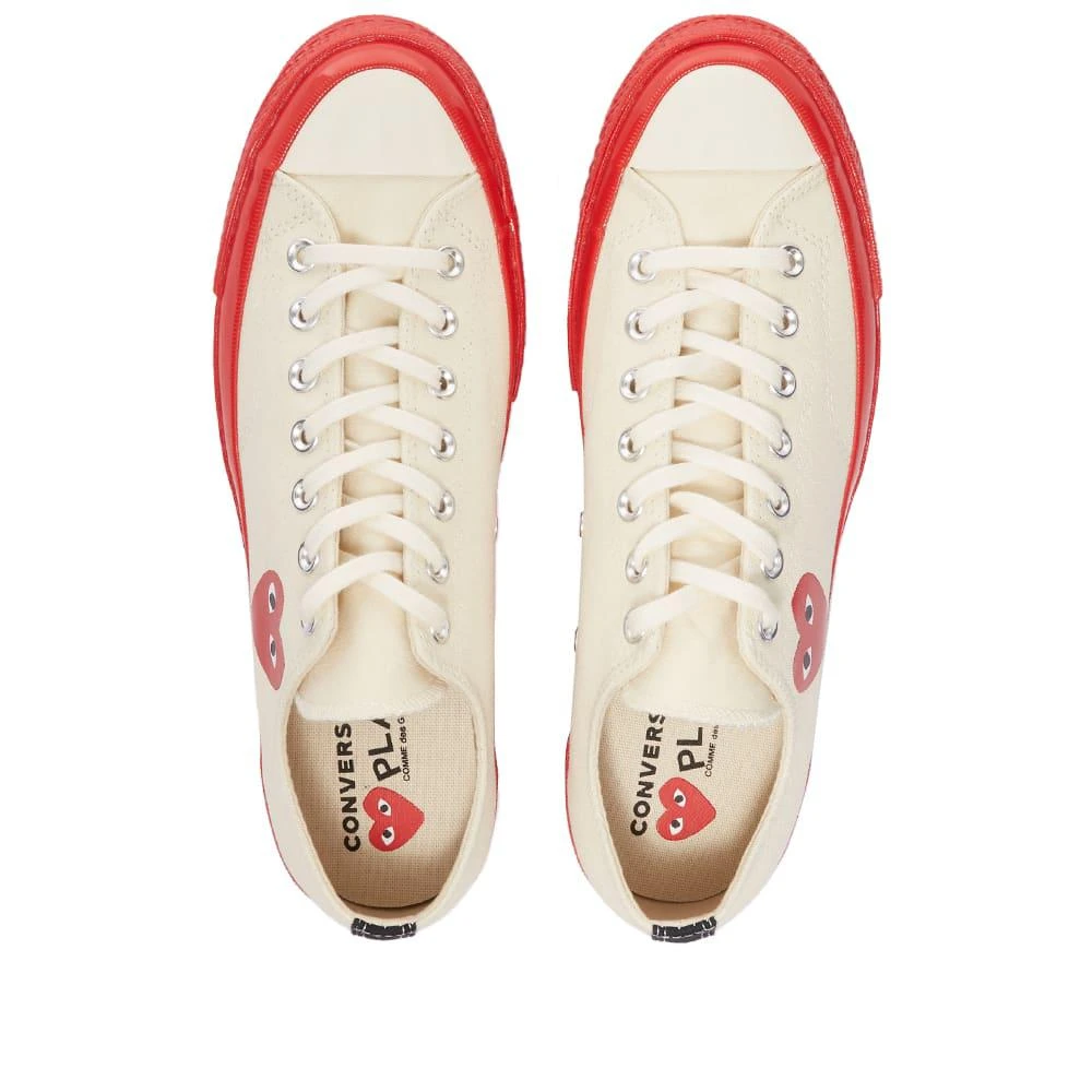 商品Comme des Garcons|Comme des Garcons Play x Converse Chuck Taylor Red Sole Low,价格¥1198,第5张图片详细描述