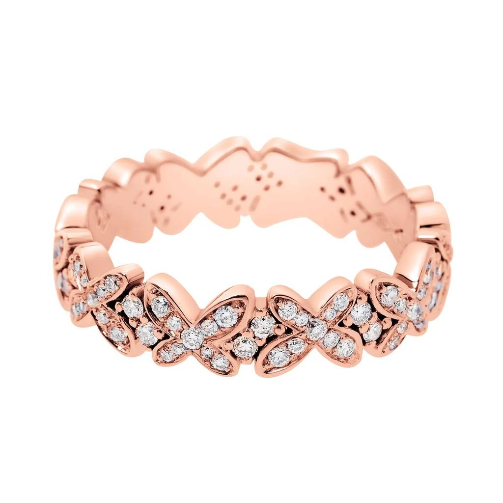 商品Mimi Milano|Mimi Milano Freevola 18K Rose Gold Diamond 0.50ct. Tw. Band Ring Sz. 6.5 AXM249R8B-53,价格¥6759,第3张图片详细描述