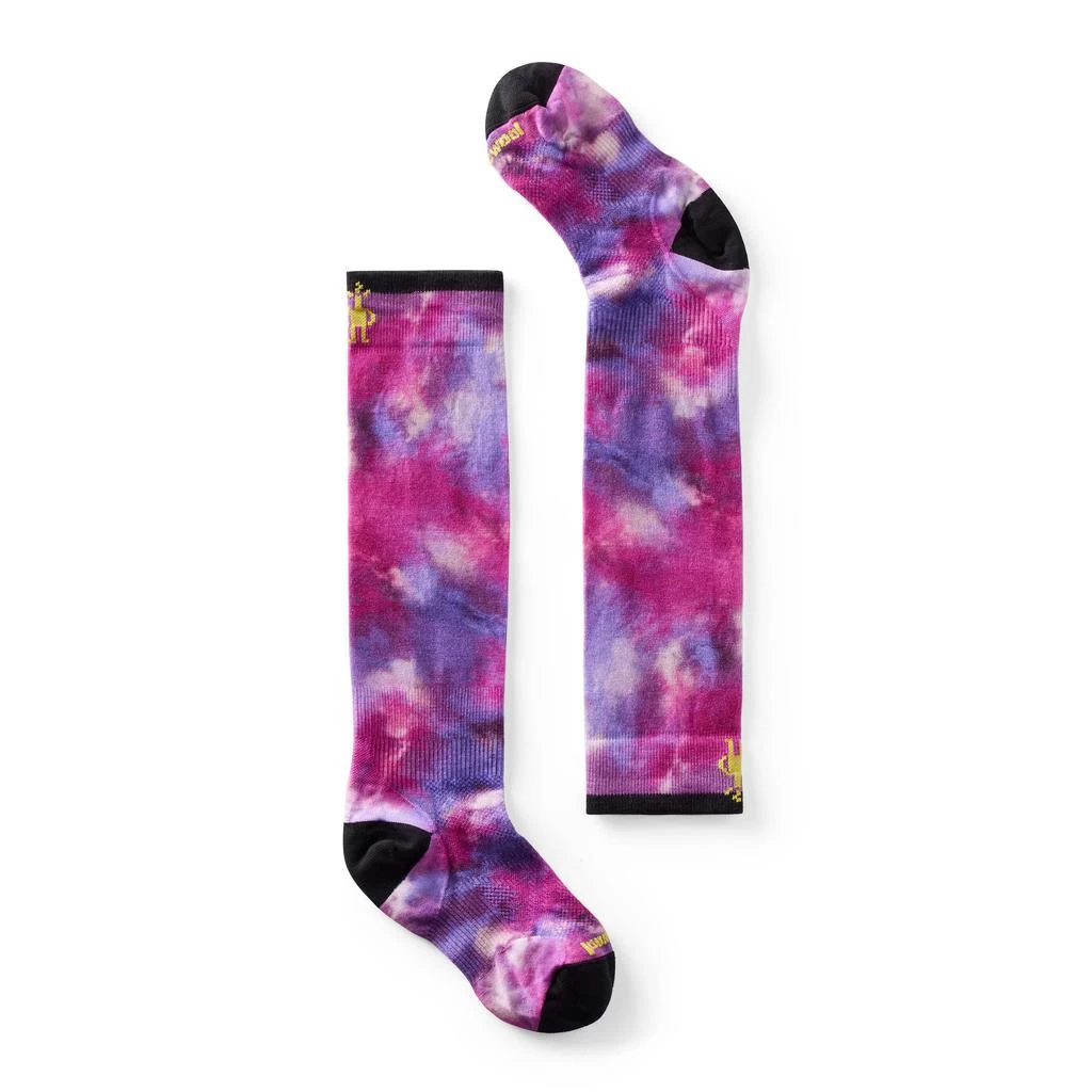 商品SmartWool|Ski Zero Cushion Tie-Dye Print Over-the-Calf Socks (Little Kids/Big Kids),价格¥193,第1张图片