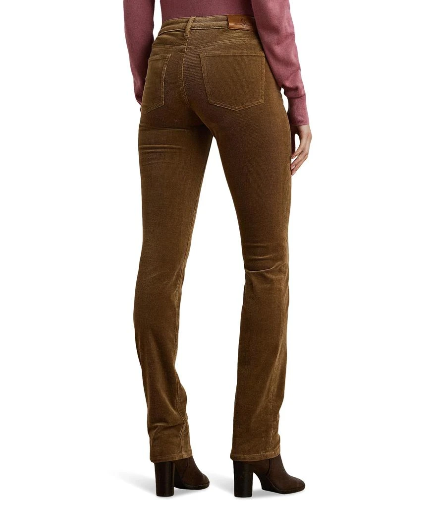 商品Ralph Lauren|Stretch Corduroy Mid-Rise Straight Pant,价格¥675,第2张图片详细描述