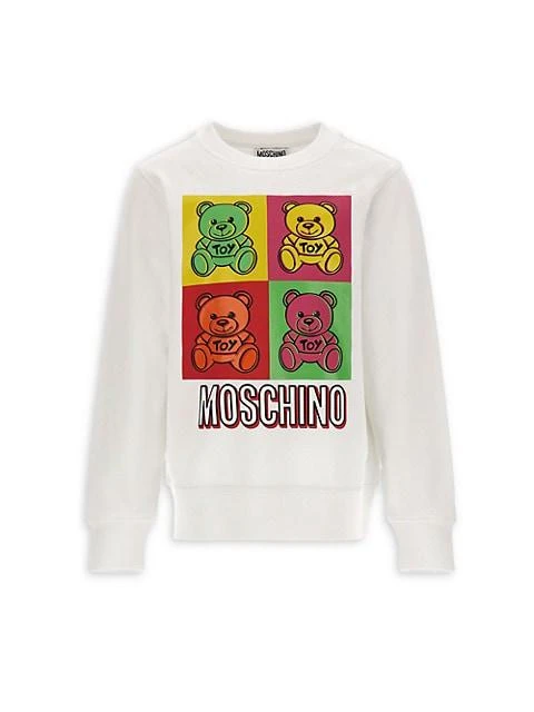 商品Moschino|Little Kid's &amp; Kid's Colorful Bear Graphic Sweatshirt,价格¥695,第1张图片