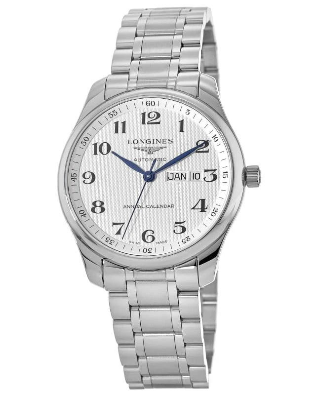 商品Longines|Longines Master Collection Automatic 40mm White Dial Stainless Steel Men's Watch L2.910.4.78.6,价格¥13523,第1张图片