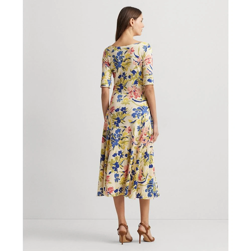 商品Ralph Lauren|Women's Floral Stretch Cotton Midi Dress,价格¥1056,第2张图片详细描述