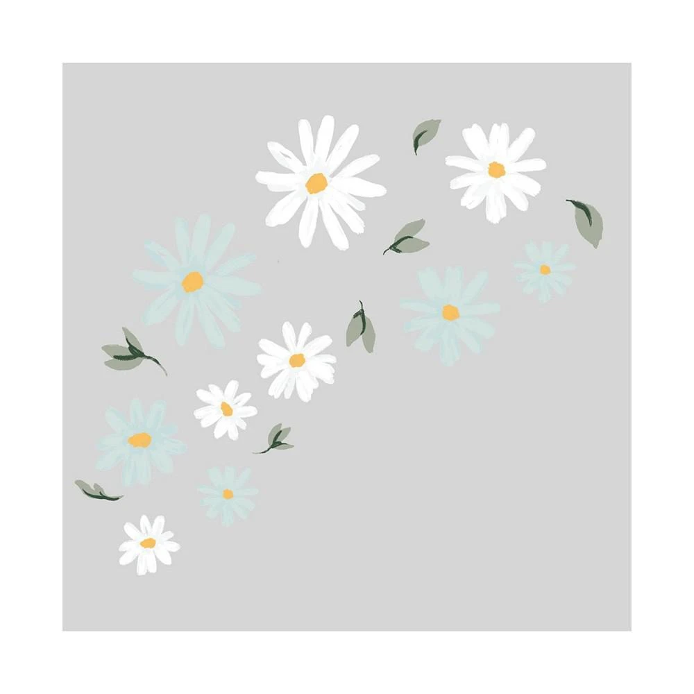 商品Lambs & Ivy|Sweet Daisy Blue/White Flowers Wall Decals/Stickers,价格¥164,第2张图片详细描述