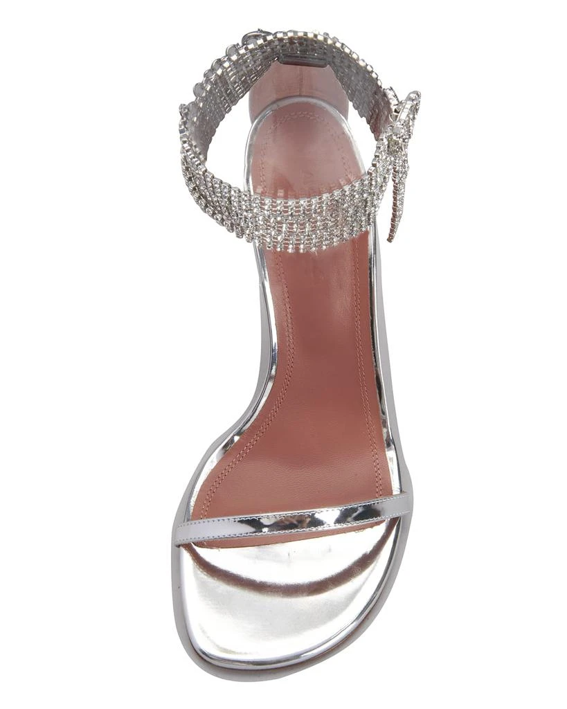 商品Amina Muaddi|Giorgia Metallic Crystal-Cuff Sandals,价格¥3033,第5张图片详细描述