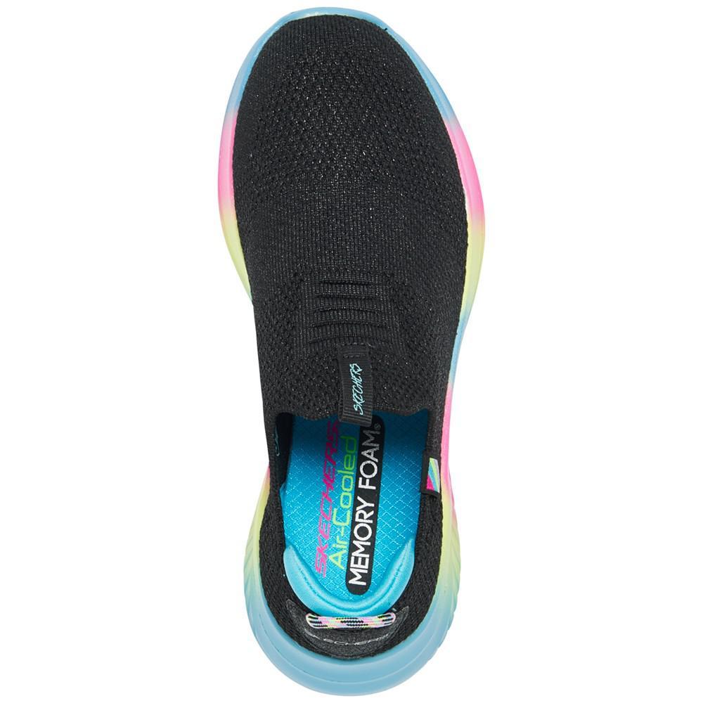 商品SKECHERS|Little Girls Ultra Flex 3.0 - Color Joy Casual Sneakers from Finish Line,价格¥367,第7张图片详细描述
