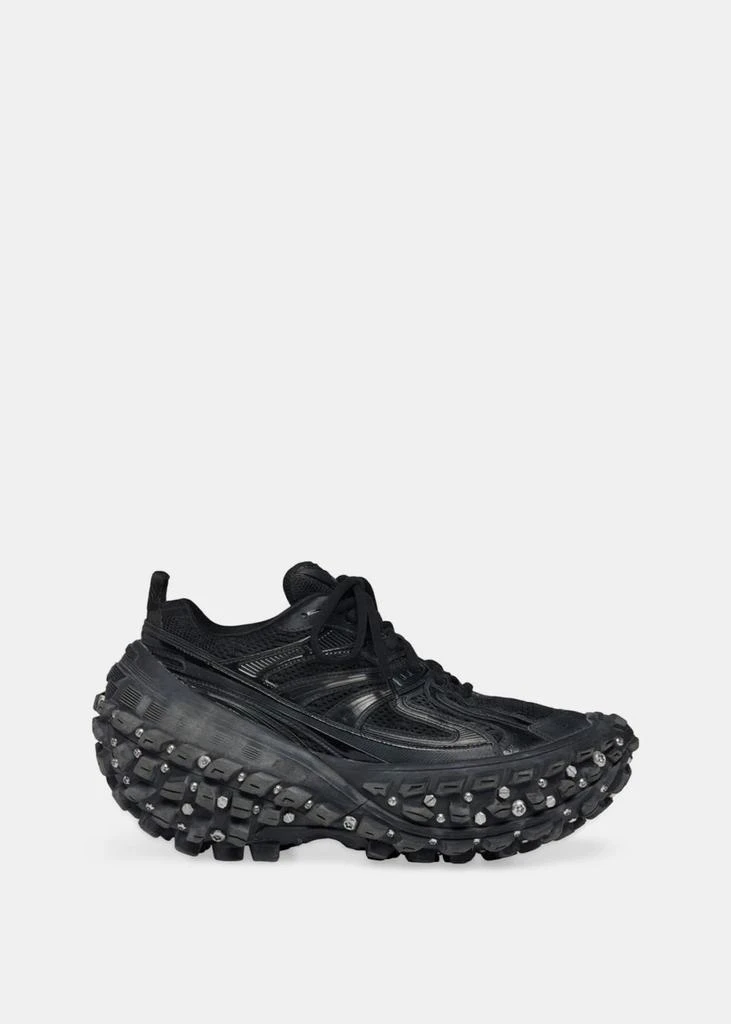 商品Balenciaga|Balenciaga Black Studded Defender Sneakers,价格¥11364,第1张图片