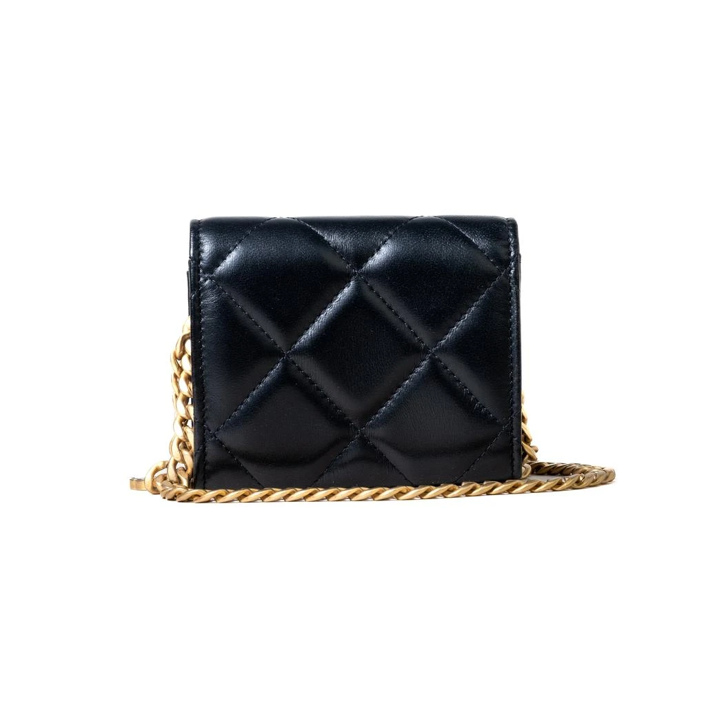 商品Chanel|Chanel Cluth With Chain Gold Tone Metal Lambskin Black,价格¥20726,第3张图片详细描述