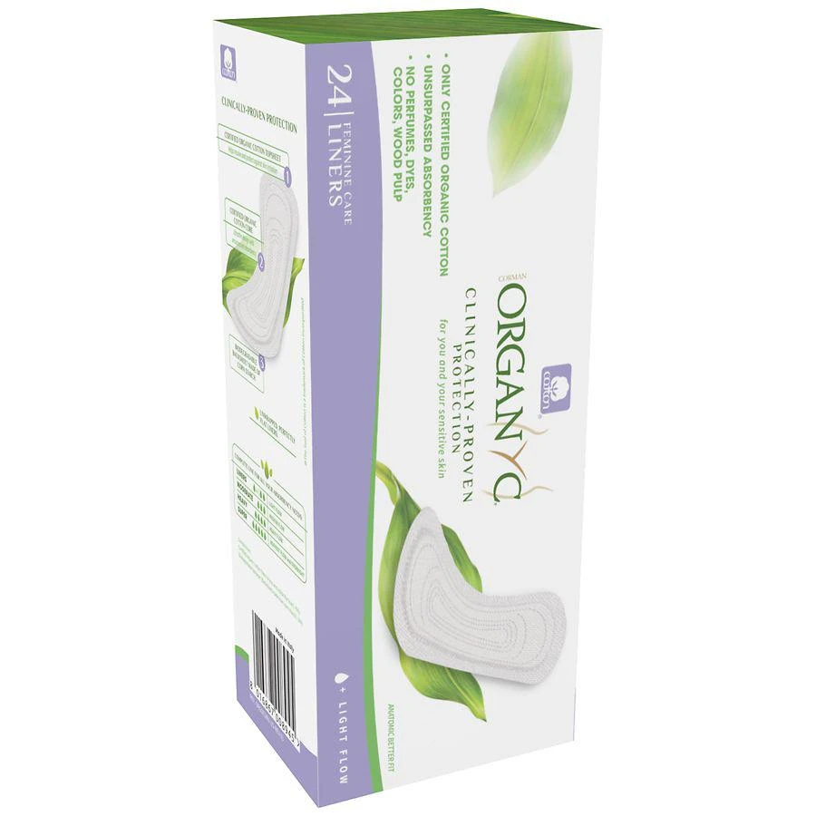 商品ORGANYC|100% Certified Organic Cotton Light Panty Liner Light Flow/Flat,价格¥49,第2张图片详细描述