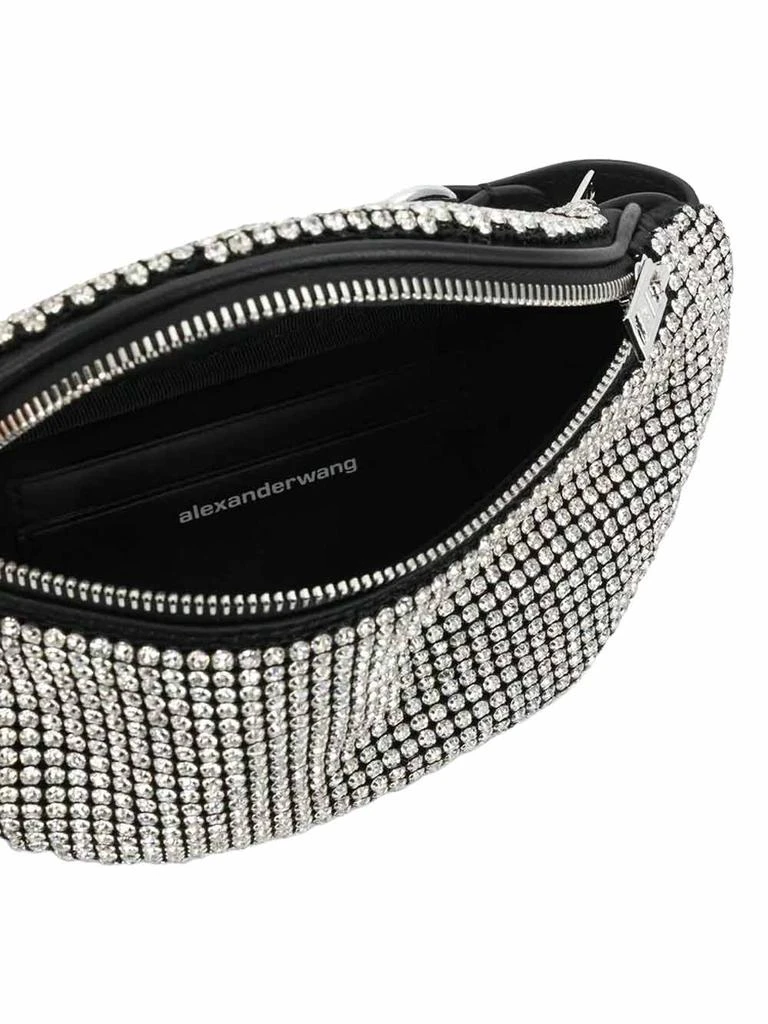 Attica Soft Mini Fanny Pack, White Rhinestone Mesh 商品