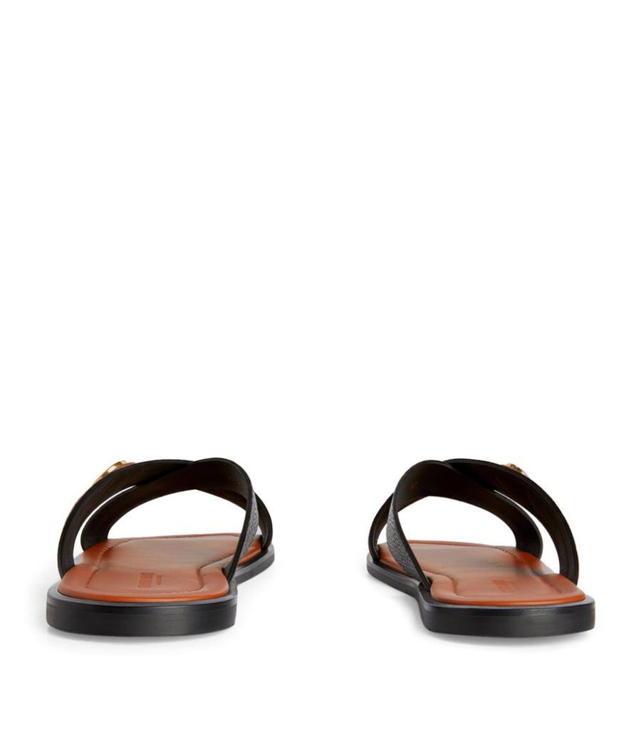 商品Giorgio Armani|Pebbled Leather Sandals,价格¥4021,第5张图片详细描述