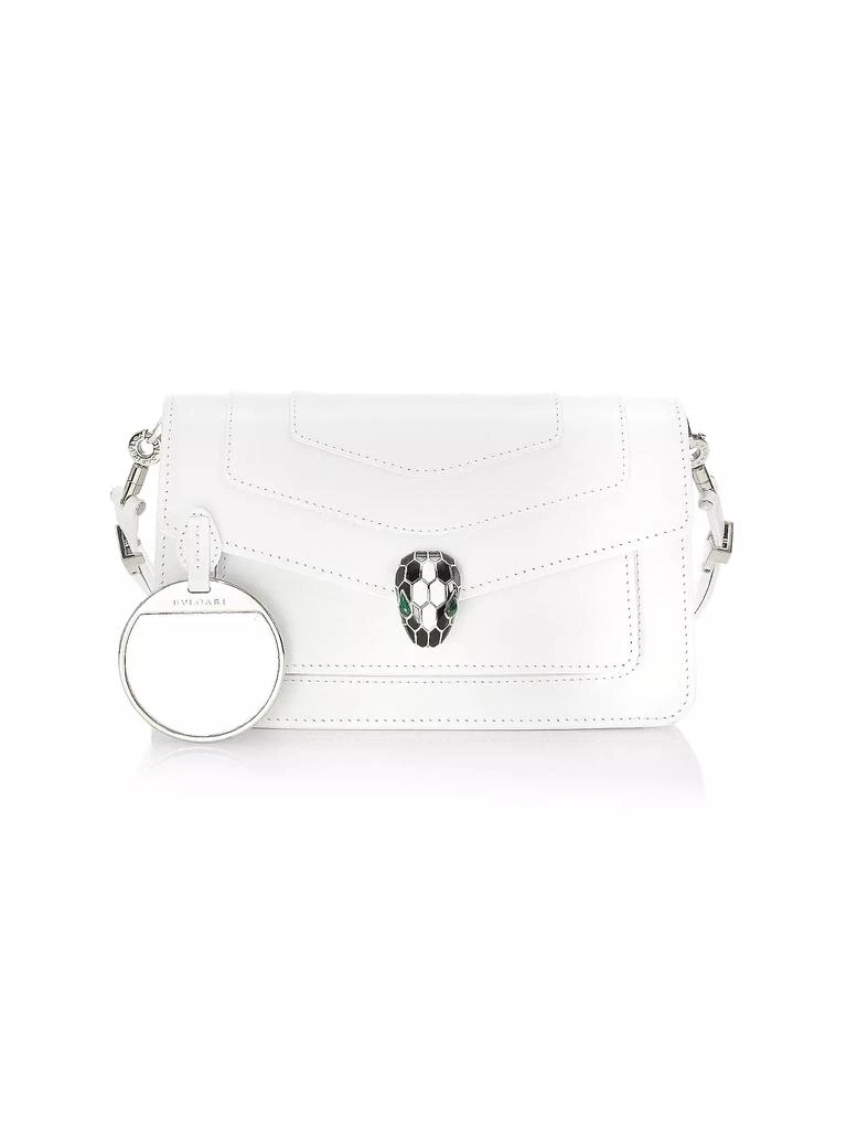 商品BVLGARI|Serpenti Forever Leather Shoulder Bag,价格¥23245,第5张图片详细描述