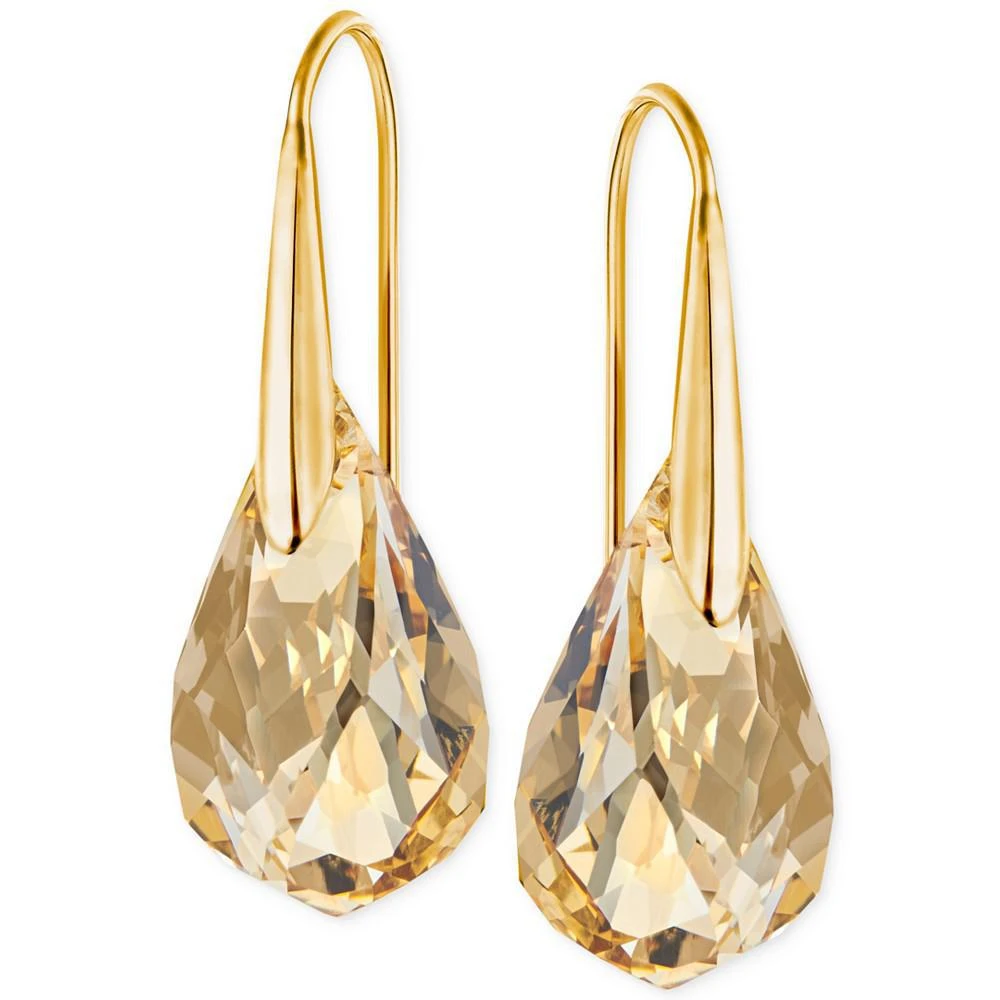 商品Swarovski|Swarovski Gold-Tone Champagne Crystal Drop Earrings 耳环,价格¥592,第1张图片