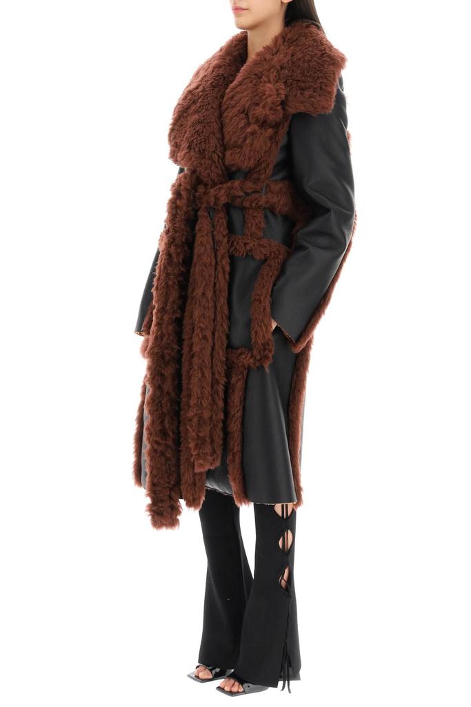 Stella McCartney Alter Mat Coat With Fur-free-fur商品第4张图片规格展示