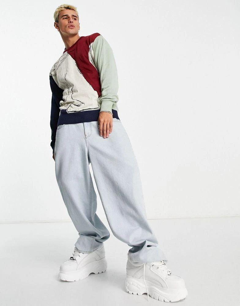 商品Rip N Dip|RIPNDIP nermhol knitted jumper in multi,价格¥277,第4张图片详细描述
