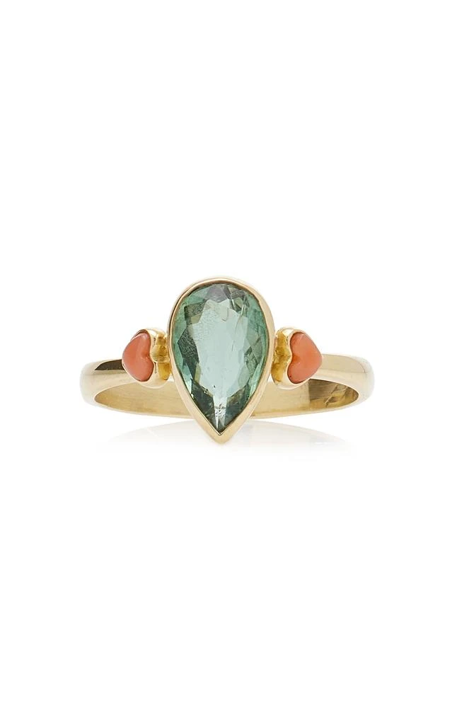 商品Dany Chady|Dany Chady - 18K Yellow Gold Multi-Stone Ring - Green - US 7 - Moda Operandi - Gifts For Her,价格¥14391,第1张图片