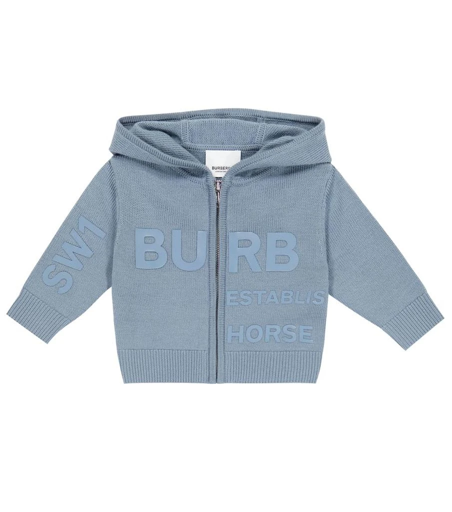 商品Burberry|Baby logo wool hoodie,价格¥2760,第1张图片
