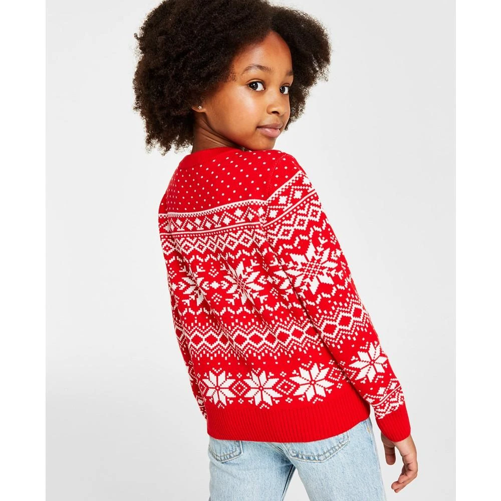 商品Charter Club|Holiday Lane Little Girls Festive Fair Isle Sweater, Created for Macy's,价格¥46,第2张图片详细描述