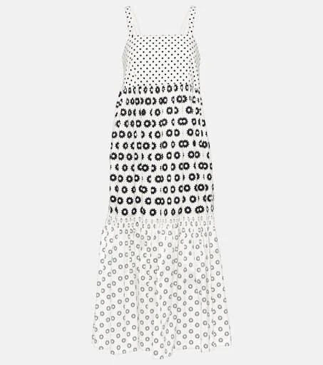 商品Tory Burch|印花棉质混纺中长连衣裙,价格¥4248,第1张图片