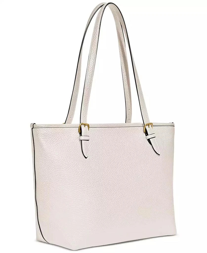 商品Coach|Polished Pebble Leather Taylor Tote with C Dangle Charm,价格¥1934,第2张图片详细描述