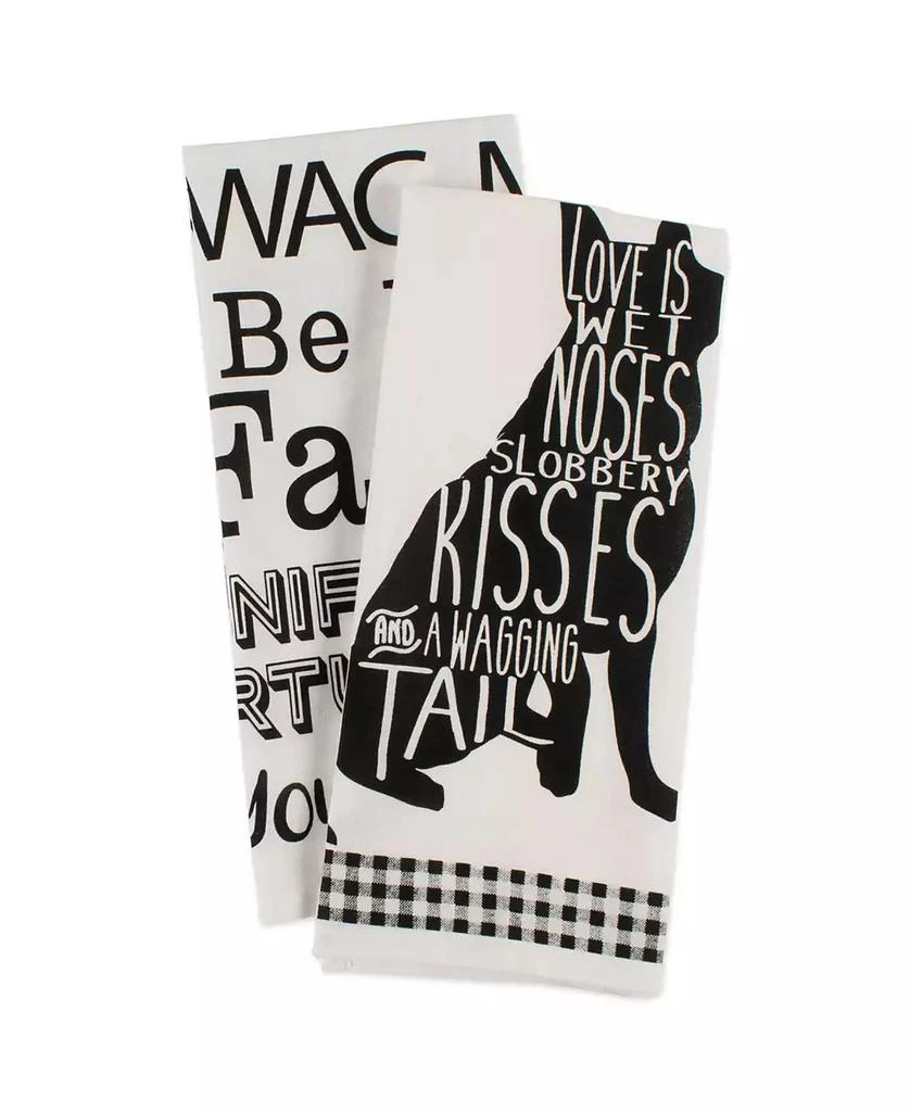 商品Design Imports|Asst Dog Prints Dishtowel Set of 2,价格¥97,第1张图片