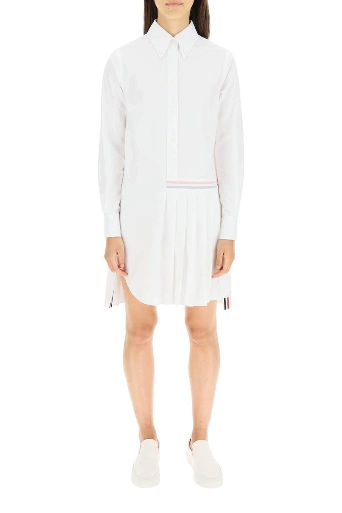 商品Thom Browne|Thom browne oxford cotton shirt dress,价格¥8360,第2张图片详细描述