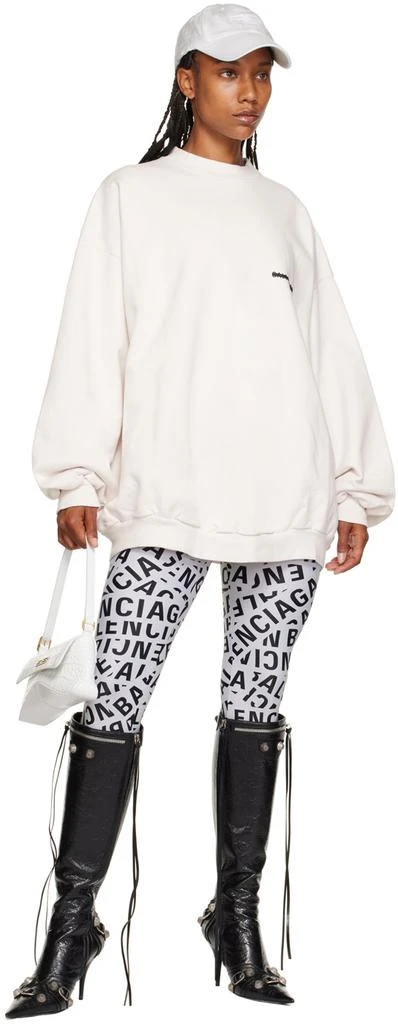 商品Balenciaga|Off-White Oversized Sweatshirt,价格¥4610,第4张图片详细描述