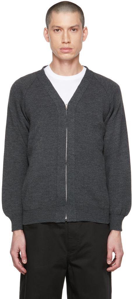 商品Comme des Garcons|Gray Lochaven Of Scotland Edition Cardigan,价格¥4411,第1张图片