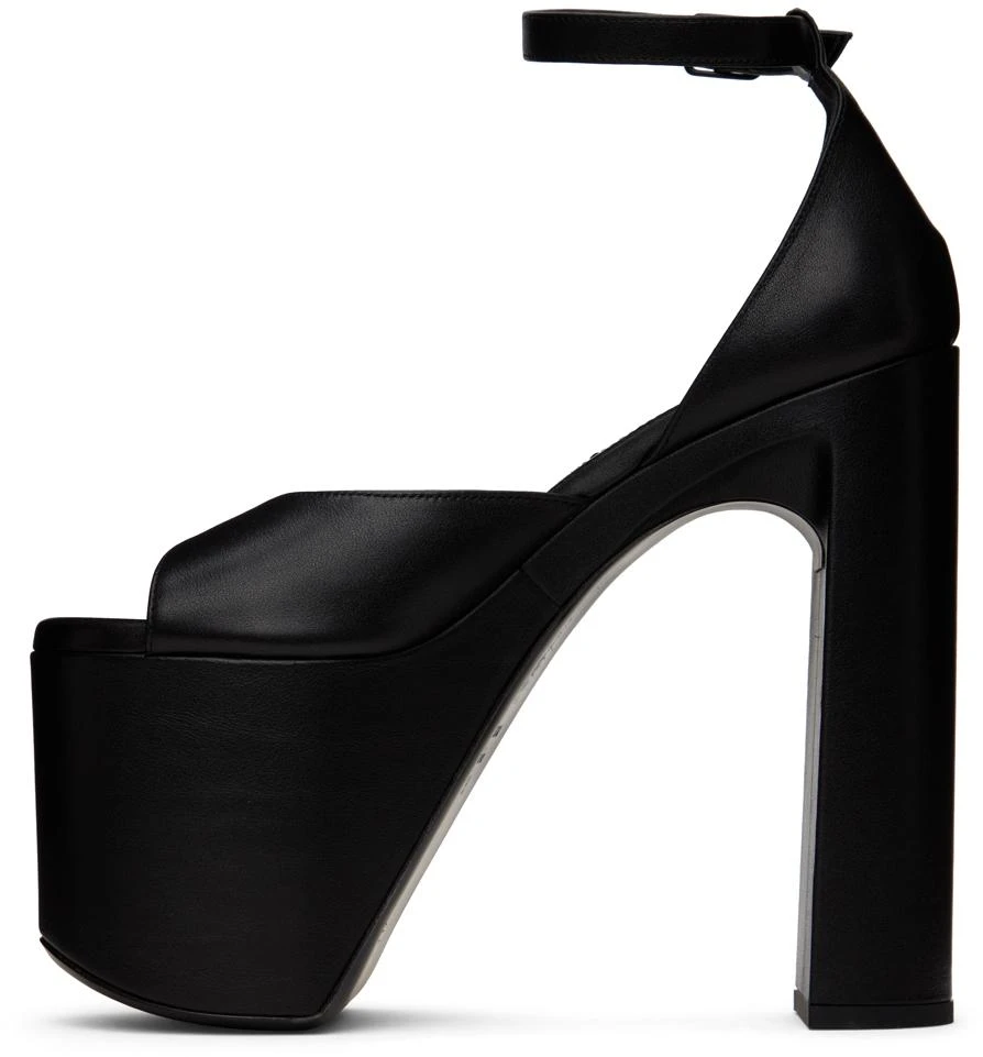 商品Balenciaga|Black Camden 160 Heeled Sandals,价格¥11268,第3张图片详细描述