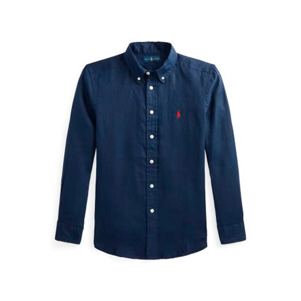 商品Ralph Lauren|Polo Ralph Lauren Kids Logo Embroidered Long Sleeved Shirt,价格¥721,第1张图片