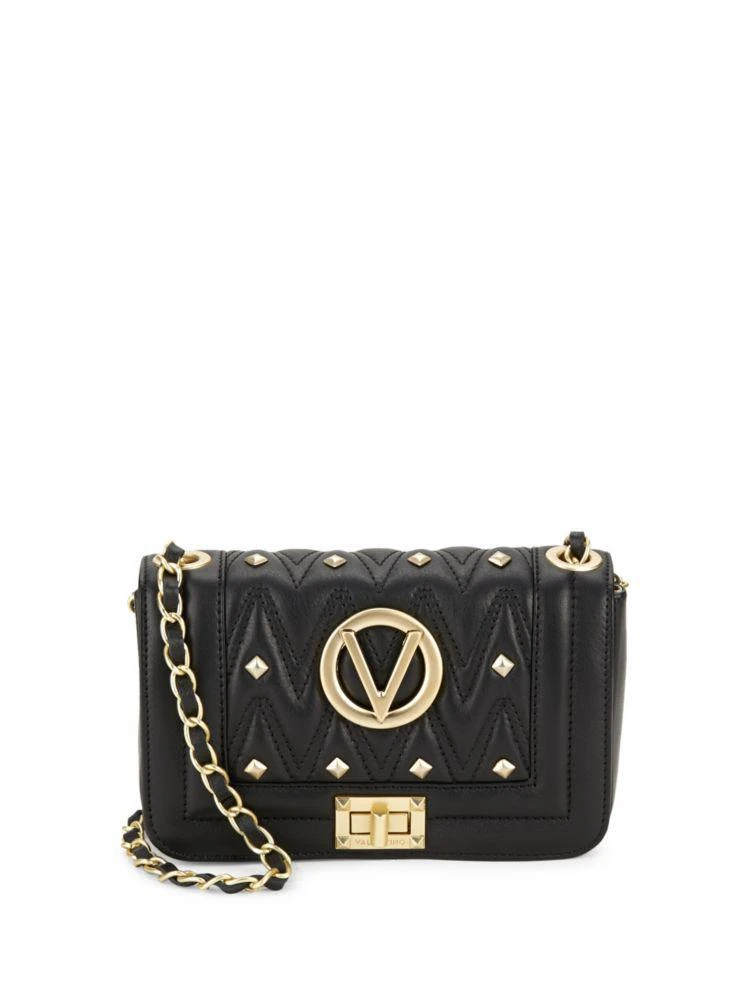 商品Mario Valentino|Studded Leather Shoulder Bag,价格¥1966,第1张图片