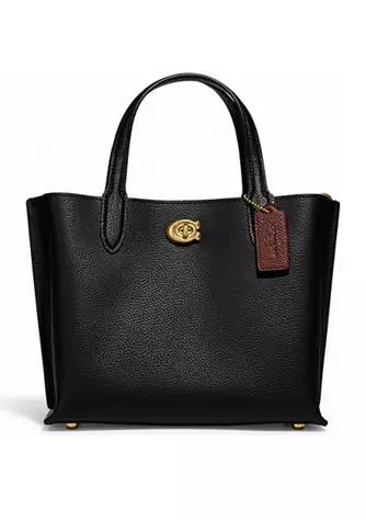 商品Coach|Polished Pebble Leather Willow Tote,价格¥2122,第1张图片