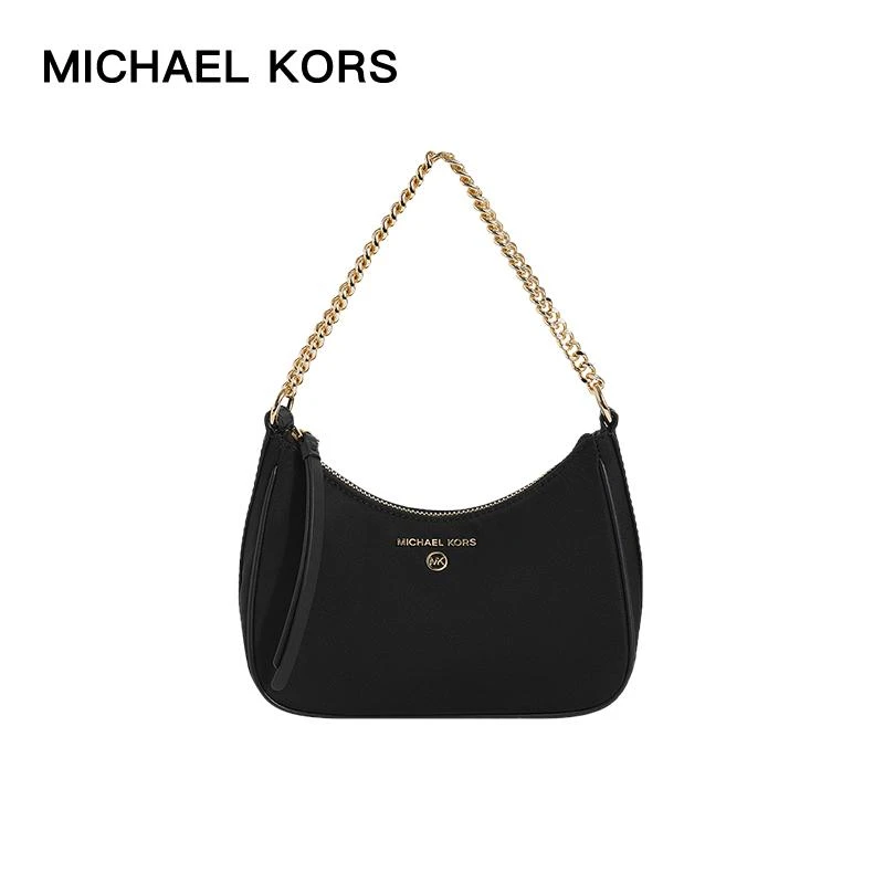 商品[国内直发] Michael Kors|MK 女包 迈克·科尔斯 MICHAEL KORS 22春夏 JET SET CHARM系列小号黑色单肩包腋下包 32H1GT9C1C BLACK,价格¥755,第1张图片