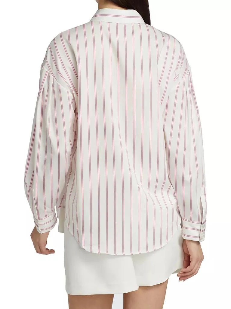 商品Tahari|Cotton Striped Shirt,价格¥507,第5张图片详细描述