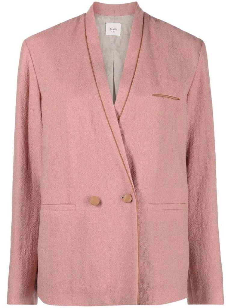 商品ALYSI|ALYSI Micro tweed double-breasted jacket,价格¥1597,第1张图片