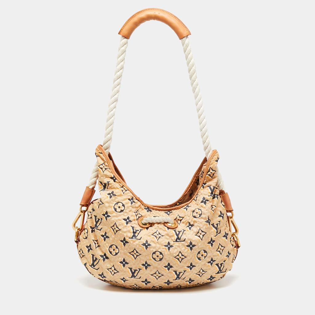 Louis Vuitton Tan Monogram Limited Edition Bulles MM Bag商品第4张图片规格展示