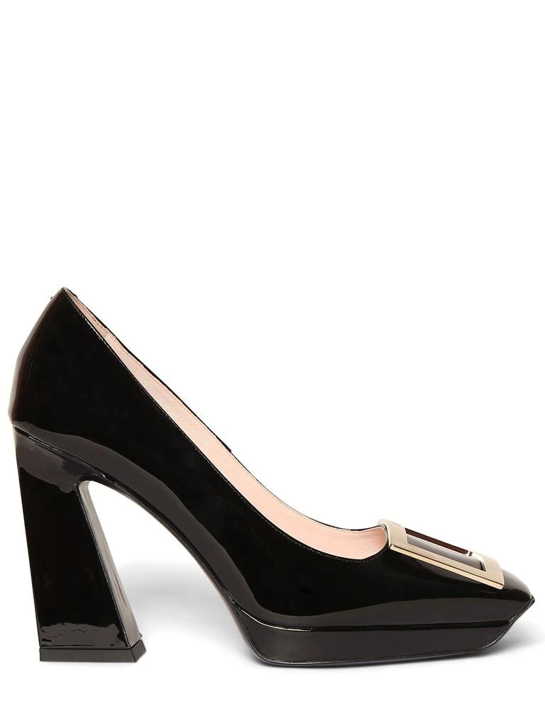 商品Roger Vivier|100mm Squared Patent Leather Pumps,价格¥7619,第1张图片